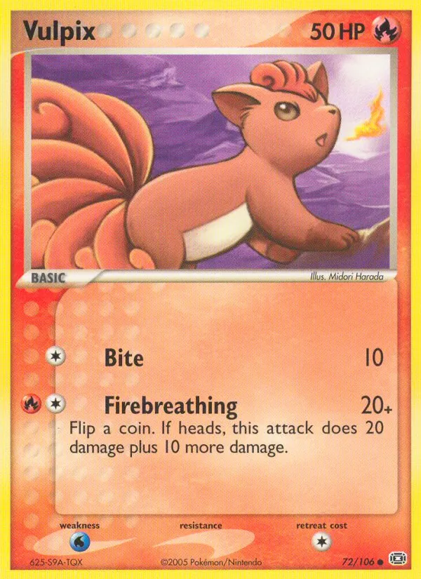 Vulpix (EX Emerald #72/106)