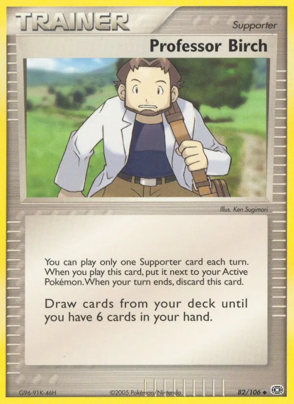 Professor Birch (EX Emerald #82/106)