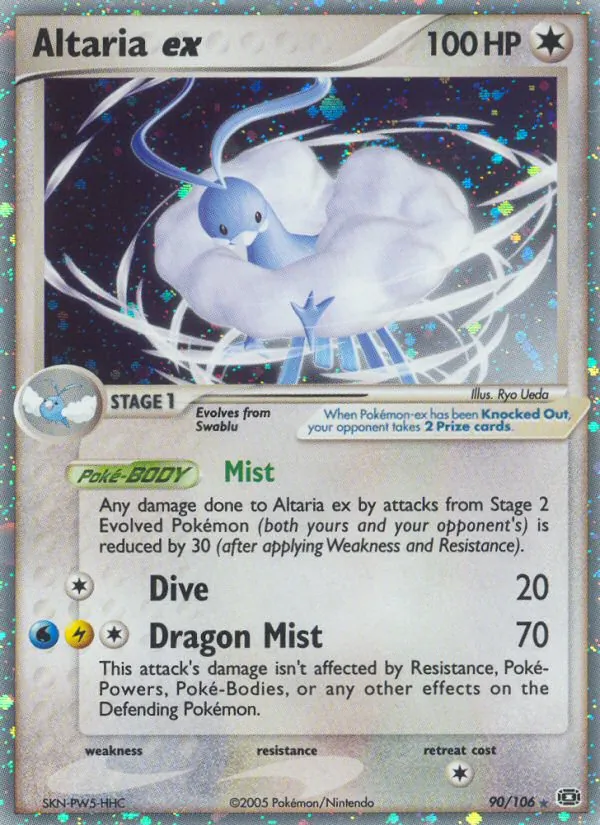 Altaria ex (EX Emerald #90/106)