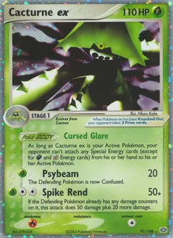 Cacturne ex (EX Emerald #91/106)