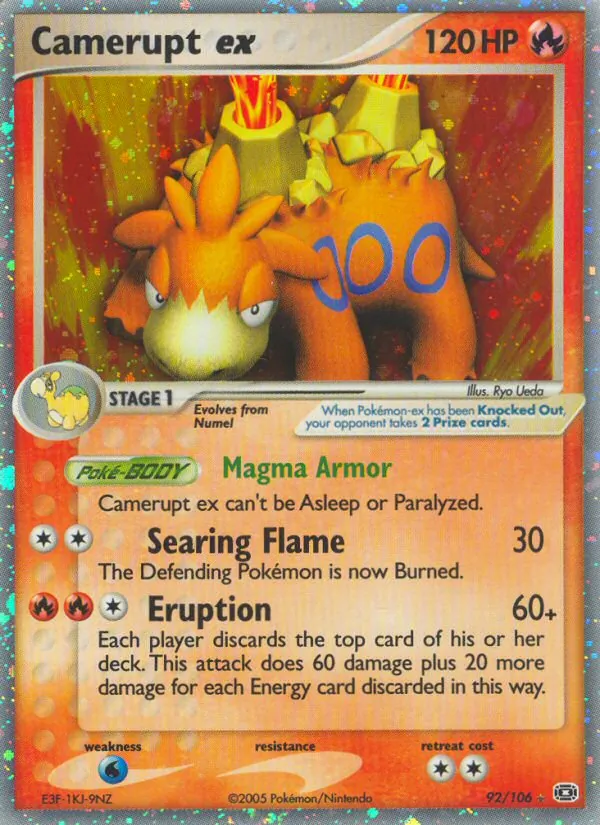 Camerupt ex (EX Emerald #92/106)