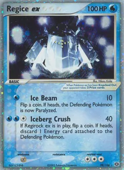 Regice ex (EX Emerald #98/106)