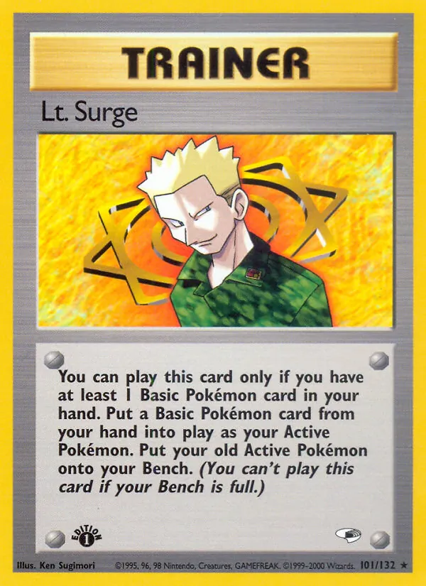 Lt. Surge (Gym Heroes #101/132)