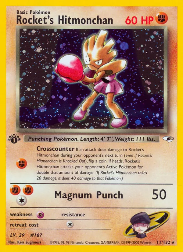 Rocket's Hitmonchan (Gym Heroes #11/132)