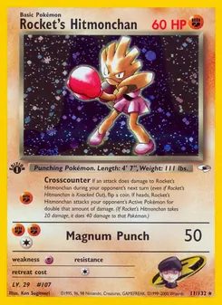 Rocket's Hitmonchan (Gym Heroes #11/132)