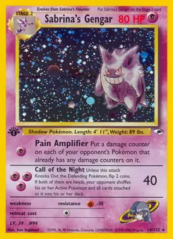 Sabrina's Gengar (Gym Heroes #14/132)