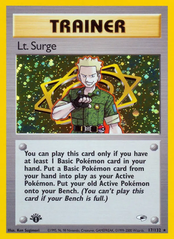 Lt. Surge (Gym Heroes #17/132)