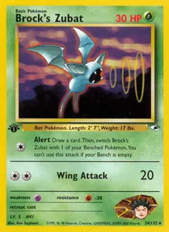 Brock's Zubat (Gym Heroes #24/132)