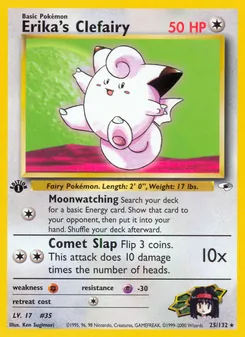Erika's Clefairy (Gym Heroes #25/132)