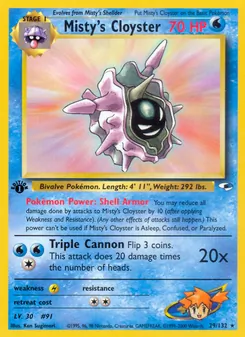 Misty's Cloyster (Gym Heroes #29/132)
