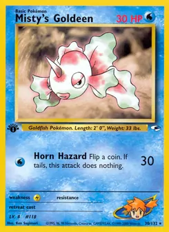 Misty's Goldeen (Gym Heroes #30/132)