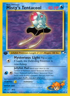 Misty's Tentacool (Gym Heroes #32/132)