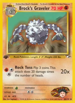 Brock's Graveler (Gym Heroes #40/132)
