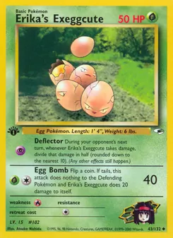 Erika's Exeggcute (Gym Heroes #43/132)