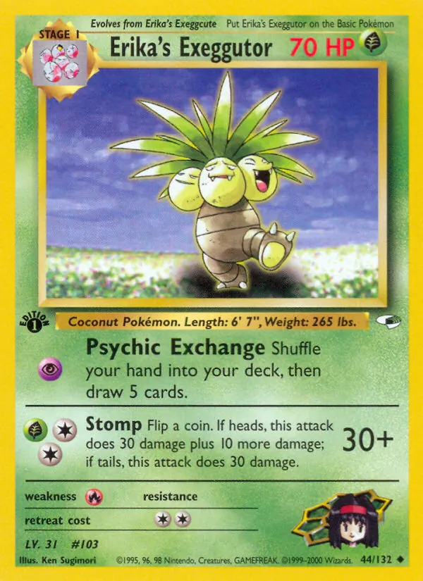 Erika's Exeggutor (Gym Heroes #44/132)