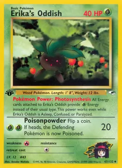 Erika's Oddish (Gym Heroes #47/132)
