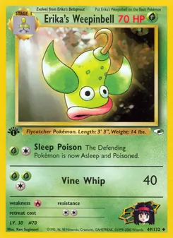 Erika's Weepinbell (Gym Heroes #49/132)