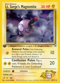Lt. Surge's Magnemite (Gym Heroes #50/132)