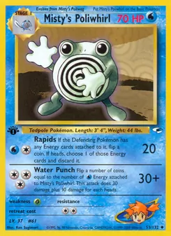 Misty's Poliwhirl (Gym Heroes #53/132)