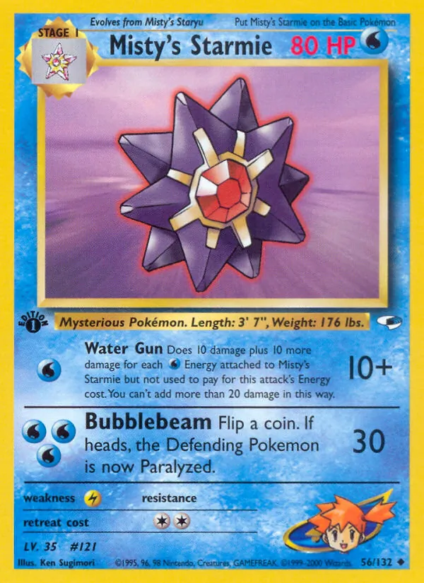 Misty's Starmie (Gym Heroes #56/132)