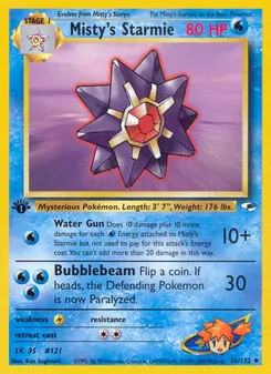 Misty's Starmie (Gym Heroes #56/132)