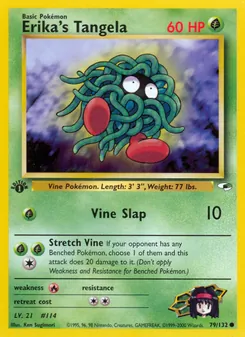 Erika's Tangela (Gym Heroes #79/132)
