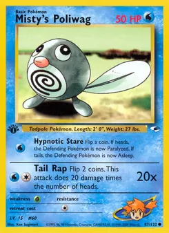 Misty's Poliwag (Gym Heroes #87/132)