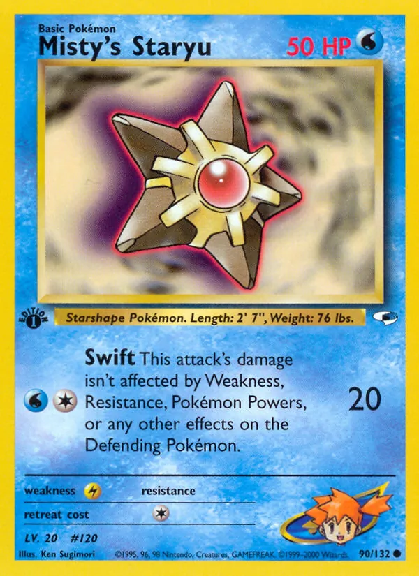 Misty's Staryu (Gym Heroes #90/132)
