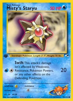 Misty's Staryu (Gym Heroes #90/132)