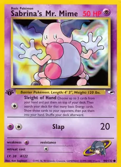 Sabrina's Mr. Mime (Gym Heroes #94/132)
