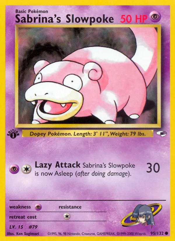 Sabrina's Slowpoke (Gym Heroes #95/132)