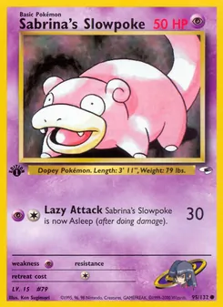 Sabrina's Slowpoke (Gym Heroes #95/132)