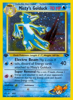 Misty's Golduck (Gym Challenge #12/132)