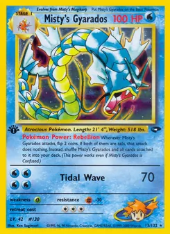 Misty's Gyarados (Gym Challenge #13/132)
