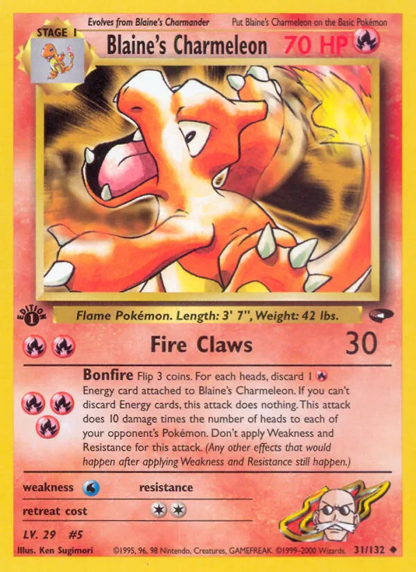 Blaine's Charmeleon (Gym Challenge #31/132)