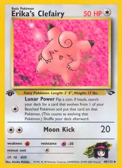 Erika's Clefairy (Gym Challenge #40/132)