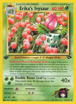 Erika's Ivysaur (Gym Challenge #41/132)