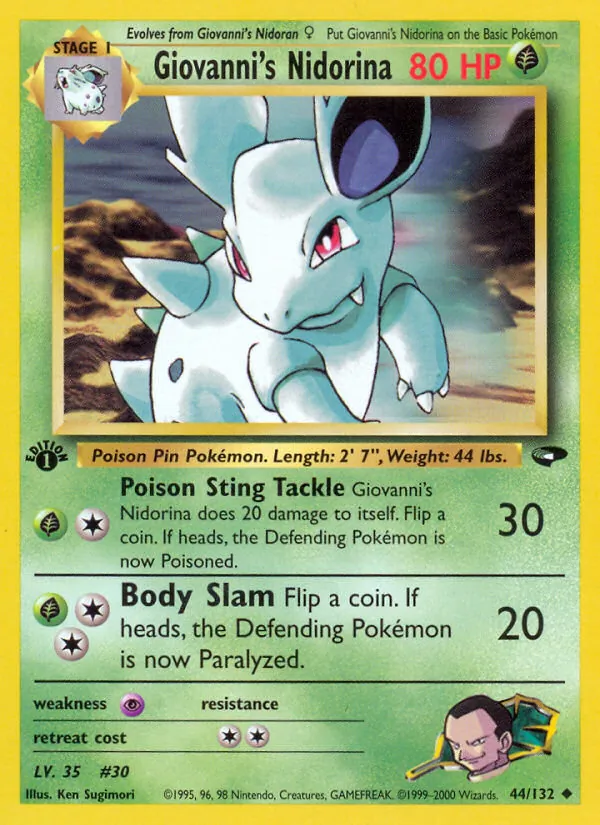Giovanni's Nidorina (Gym Challenge #44/132)