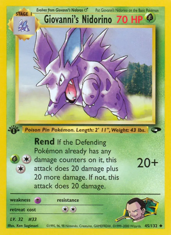 Giovanni's Nidorino (Gym Challenge #45/132)