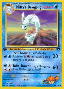 Misty's Dewgong (Gym Challenge #54/132)