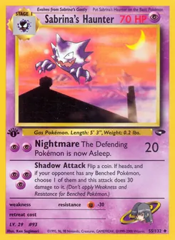 Sabrina's Haunter (Gym Challenge #55/132)