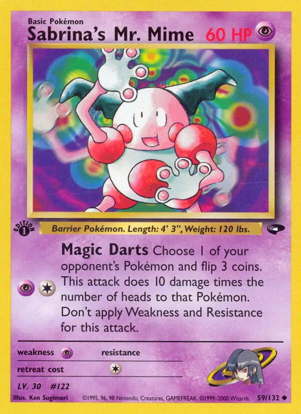 Sabrina's Mr. Mime (Gym Challenge #59/132)