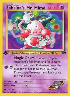 Sabrina's Mr. Mime (Gym Challenge #59/132)