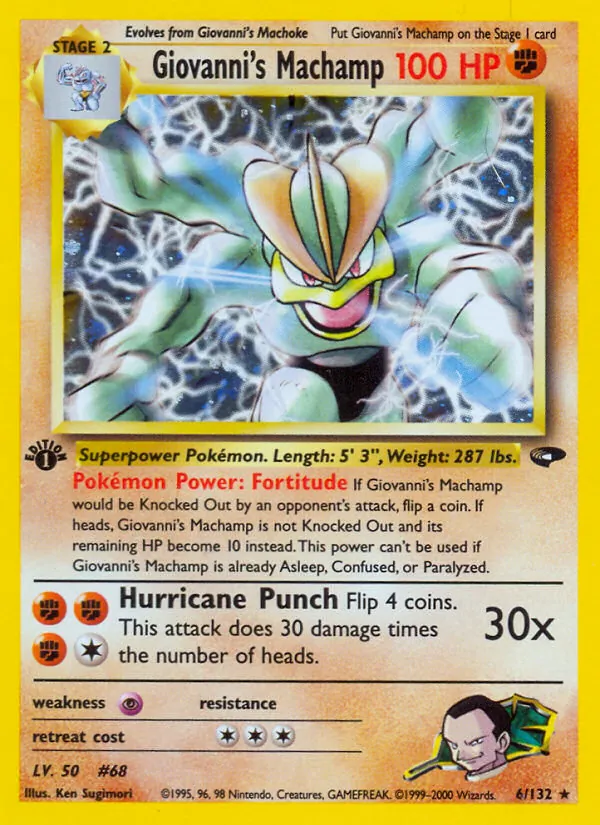 Giovanni's Machamp (Gym Challenge #6/132)