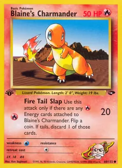 Blaine's Charmander (Gym Challenge #60/132)
