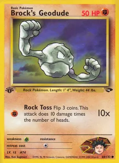 Brock's Geodude (Gym Challenge #68/132)