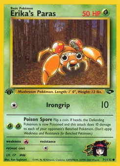 Erika's Paras (Gym Challenge #71/132)