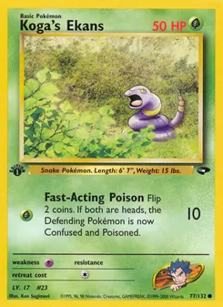 Koga's Ekans (Gym Challenge #77/132)