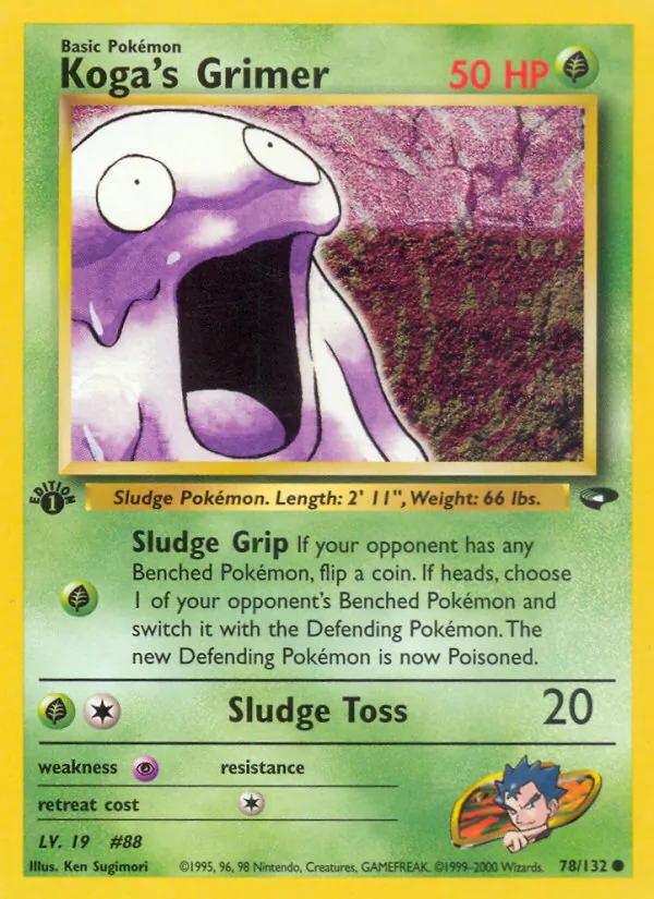 Koga's Grimer (Gym Challenge #78/132)