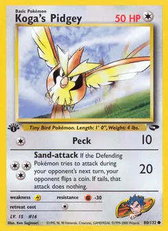 Koga's Pidgey (Gym Challenge #80/132)